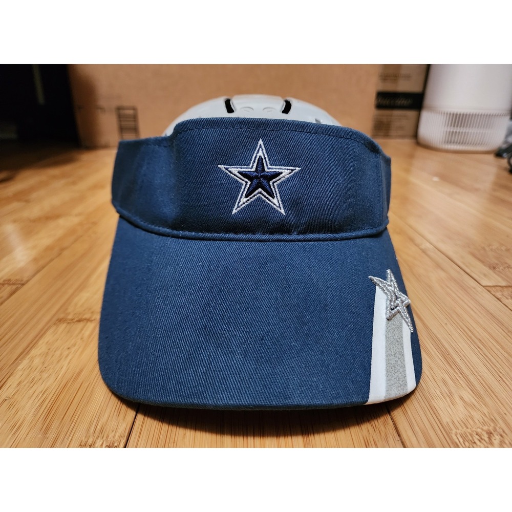 Dallas Cowboys Hat Visor Strap Back Mens Blue White Stars NFL Football Reebok
